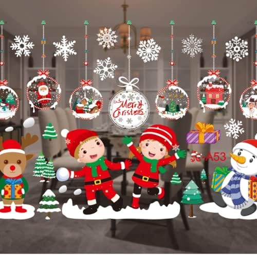 A Clound Karácsonyi Ablak Matrica Karácsonyi Fali Matrica, Gyerek Szoba Fali Matricák Boldog Karácsonyi Dekoráció az Otthoni újév