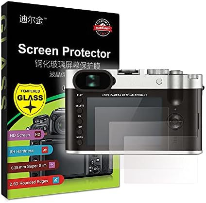 3-Pack Edzett Üveg LCD kijelző Védő fólia Kompatibilis Leica Q (Typ116) Q-P typ 116 Digitális Fényképezőgép