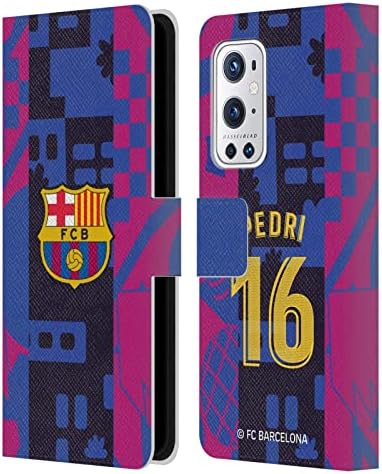 Fejét az Esetben Minták Hivatalosan Engedélyezett FC Barcelona Frenkie de Jong 2021/22 Játékosok Harmadik Kit Csoport 1 bőrkötésű