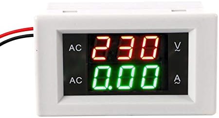Mercu 500V AC 50A Digitális Feszültség Aktuális Multiméter LCD Voltos Erősítő Mérő Mérő Teszter Panel Feszültség Áramerősség Kettős