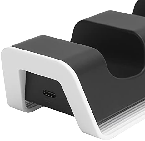 FECAMOS Átalakítás Fej, Mini LED-es Névjegyek Gamepad Töltő Hordozható Vezeték nélküli tölthető Kettős Kezeli a PS5 Vezeték nélküli