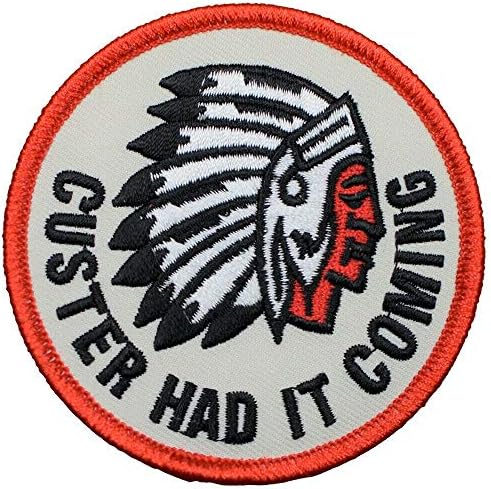 Custer Volt, hogy ez lesz Vas-on Applied Patch - George Armstrong Custer, Fejdísz 3 - a Sapkák, Pólók, Cipők, Farmerek, Táskák, Varrás
