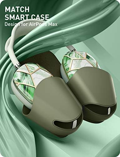 i-Blason Cosmo Esetben Tervezték Airpods Max Fejhallgató, Védő Elegáns Fülpárna burkolata Kompatibilis Apple AirPods Max, 1 Pár (Jade)