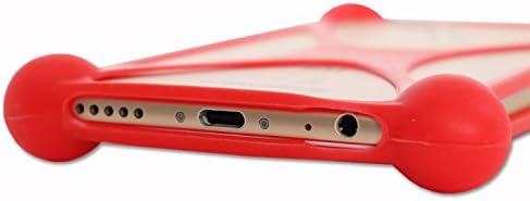 PH26 Ütésálló Piros Szilikon Lökhárító Esetben a Xiaomi Redmi Megjegyzés 3 32 GB
