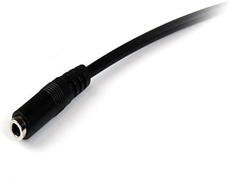 StarTech.com 1m 3,5 mm-es 4 Pozíció TRRS Fejhallgató Hosszabbító Kábel M/F - Audio Hosszabbító Kábel iPhone (MUHSMF1M)