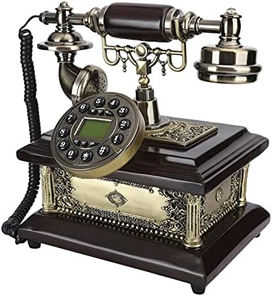 Retro Telefon, Vezetékes Vezetékes Gyanta Antik Régi Klasszikus Telefon Haza Hotel Asztal Hálószoba, Nappali Használata