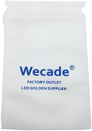 Wecade Amber Fehér Sürgősségi Veszély Figyelmeztető LED Mini Bár Villogó Fény w/Mágneses Alap