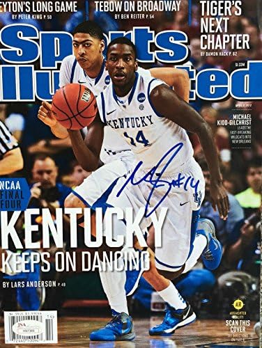 Michael Kidd Gilchrist Aláírt (2012 április) Sports Illustrated SI Magazin SZÖVETSÉG - Dedikált NBA Magazinok