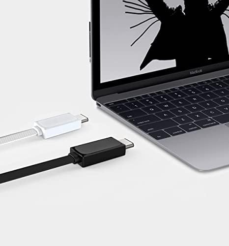 Gyors Teljesítmény Lapos USB-C Kábel Kompatibilis az Asus Zenfone 3 Ultra ZU680KL USB 3.0 Gb Sebesség, Gyors Töltés Kompatibilis!