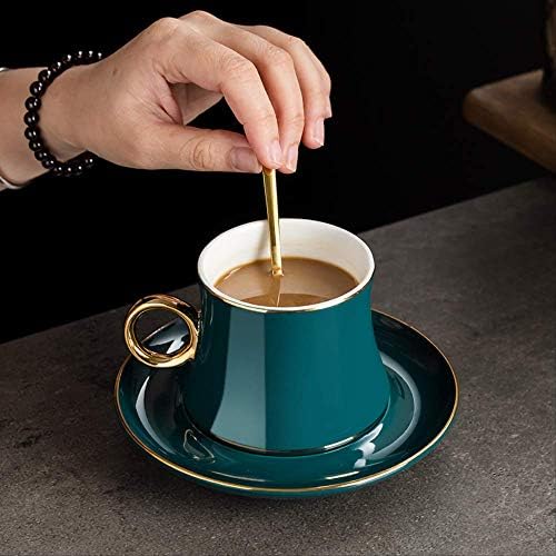 Utazási Bögre Európai Stílusú Kerámia Kávés Csésze Készlet Kreatív Arany Szélén Teás Csészét Divat Virág Teát Porcelán Teáscsésze
