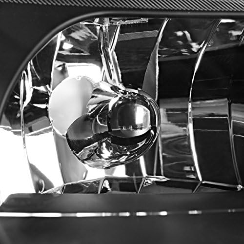 DNS Autós HL-LB-FM99-BK-CL1 Fekete Ház Tiszta Sarokban LED Fényszóró Kompatibilis 99-04 Mustang