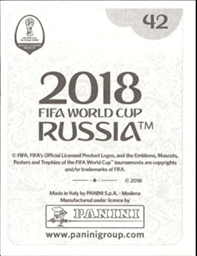 2018 Panini Világbajnokság Matricák Oroszország 42 Denis Glushakov Foci Matrica