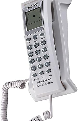 LIPETLI Vezetékes Telefon, Egy-Kulcs Újrahívás Hívófél-AZONOSÍTÓ Telefon, Kis fennakadás, Hotel, Fürdőszoba Fali Telefon, Otthoni