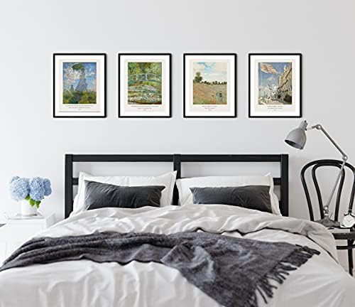 Claude Monet Alkotás képzőművészeti Festmények sor 4 - A Haus, valamint Színárnyalatok tavirózsák Claude Monet Monet Poszter Híres