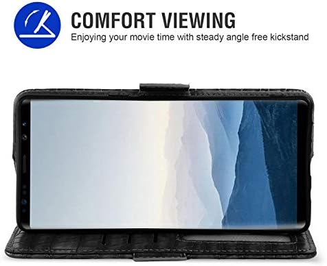 Asuwish Kompatibilis a Samsung Galaxy A71 5G Pénztárca tok, Edzett Üveg kijelző Védő fólia, valamint a Bőr Flip-Kártya-tartó Állvány