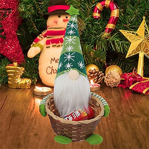 GONEBIN Ünnep Gnome Kézzel készített svéd tomte barátja,a Karácsonyi Manó Dekoráció, Dísztárgyak,Karácsonyi Édesség Ajándék Candy