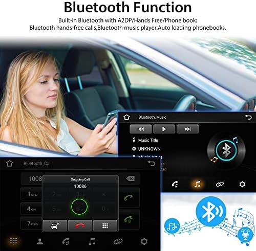 Hikity Android Autó Sztereó Dupla Din 10.1 Hüvelykes Érintőképernyő autórádió GPS Navigációs támogatnia kell a Bluetooth Hands-Free
