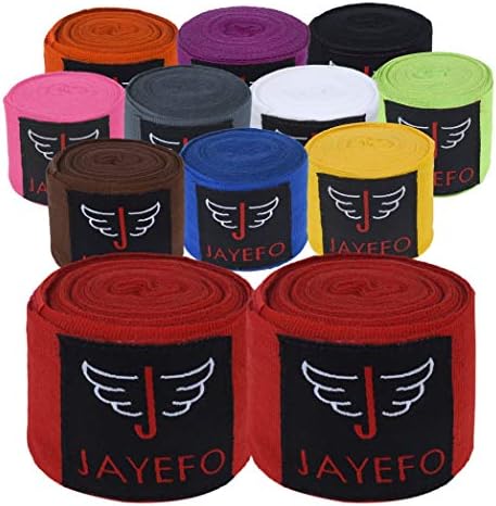 Jayefo Sport Kezét Tördelve 180 Cm Belső Boksz-Kesztyűket Harcművészeti Pakolások Férfi & Női Boksz MMA Kick-box Muay Thai - Pár